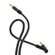 AUX AUX AUX AUX KABELY AUX KABEL 3.5mm 1m čierna