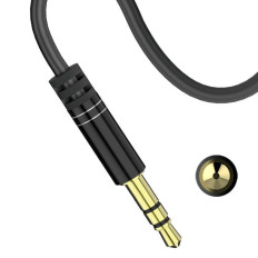 AUX AUX AUX AUX KABELY AUX KABEL 3.5mm 1m čierna