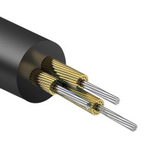 AUX AUX AUX AUX KABELY AUX KABEL 3.5mm 1m čierna