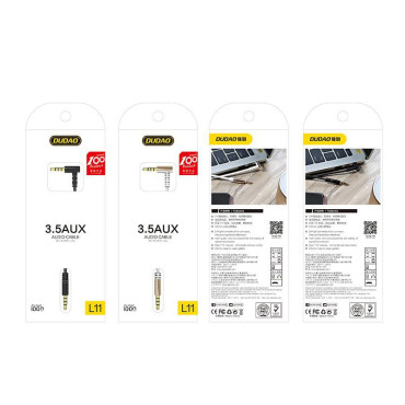 AUX AUX AUX AUX KABELY AUX KABEL 3.5mm 1m čierna