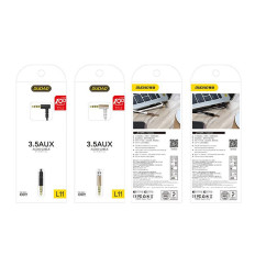 AUX AUX AUX AUX KABELY AUX KABEL 3.5mm 1m čierna
