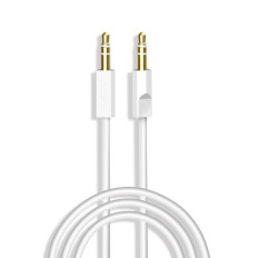 Cable AUDO AUDIO AUX MINI JACK 3.5mm 3 pole 1 m biele