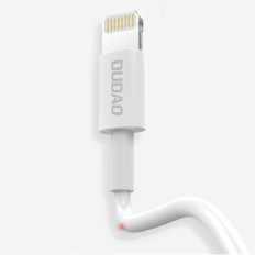 Kabeļu kabelis iPhone USB - Zibens 3A 1m balts