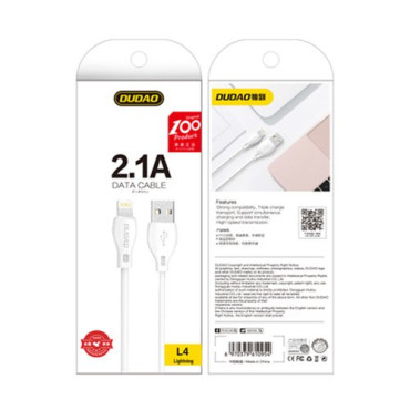 Kabelski kabel za iPhone USB - Lightning 2.1a 2m White