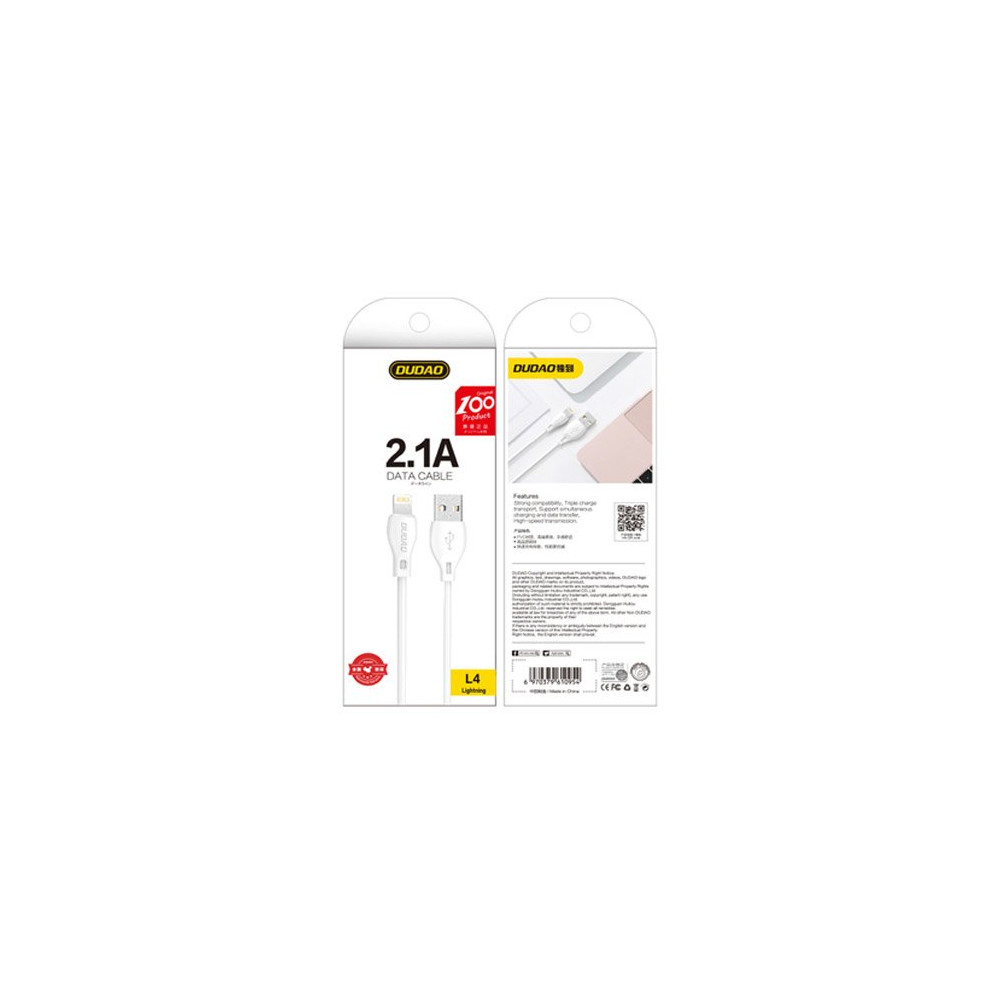 Kabelski kabel za iPhone USB - Lightning 2.1a 2m White