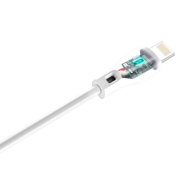 Kabelkabel til iPhone USB - Lyn 2.1a 2m Hvid
