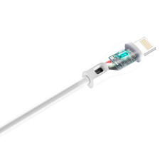 Kabelkabel til iPhone USB - Lyn 2.1a 2m Hvid