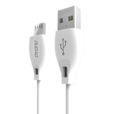 USB-kaabli kaabel - mikro-USB 2.4a 1m valge