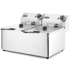 Linha de cozinha de fritadeira de quatro grau 7KW 230V 2 x 8L - Hendi 205839