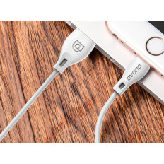 USB-kabelkabel - Micro USB 2.4a 2m vit