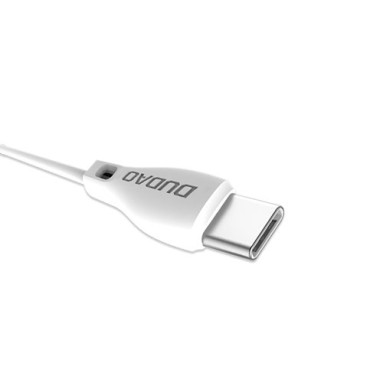 USB kabelski kabel - USB-C 2.1A 1M bela