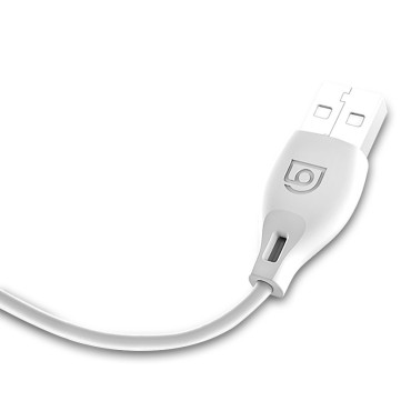 USB kabelski kabel - USB-C 2.1A 1M bela