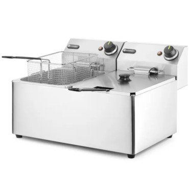 Dobbeltkvalitet Fryer Kitchen Line 7kw 230V 2 x 8L - Hendi 205839