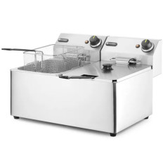 Dobbeltkvalitet Fryer Kitchen Line 7kw 230V 2 x 8L - Hendi 205839