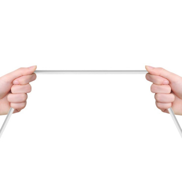 USB kabelový kabel - USB-C 2.1a 2m bílá