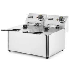 Linha de cozinha de fritadeira gastronômica 6KW 230V 2 x 4L - Hendi 205846