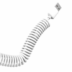 Trousse de chargement de téléphone de voiture 3in1 + câble blanc