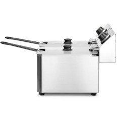 Linha de cozinha de fritadeira gastronômica 6KW 230V 2 x 4L - Hendi 205846