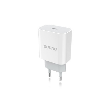 Hitri omrežni polnilnik EU USB-C PD + Lightning Cable za iPhone 1M bela