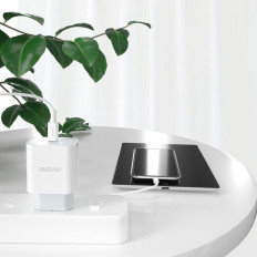 Nopea verkon laturi EU usb-c PD + salama kaapeli iPhone 1m valkoinen