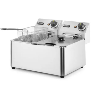 Línea de cocina de freidora gastronómica 6kw 230v 2 x 4l - Hendi 205846