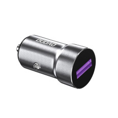 Ātra USB auto lādētājs ligzdu šķiltavas 5a 22.5W QC vooC pelēks