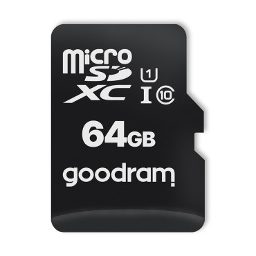 Microcard 64GB Micro SD XC UHS-I klase 10 + SD adapteris