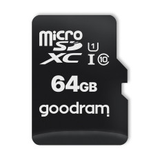 Microcard 64GB Micro SD XC UHS-I klase 10 + SD adapteris