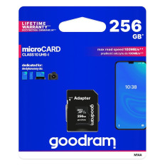 Adattatore MicroCard 256GB Micro SD XC UHS-I Adattatore 10 + SD