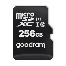 Microcard 256GB Micro SD XC UHS-I klase 10 + SD adapteris