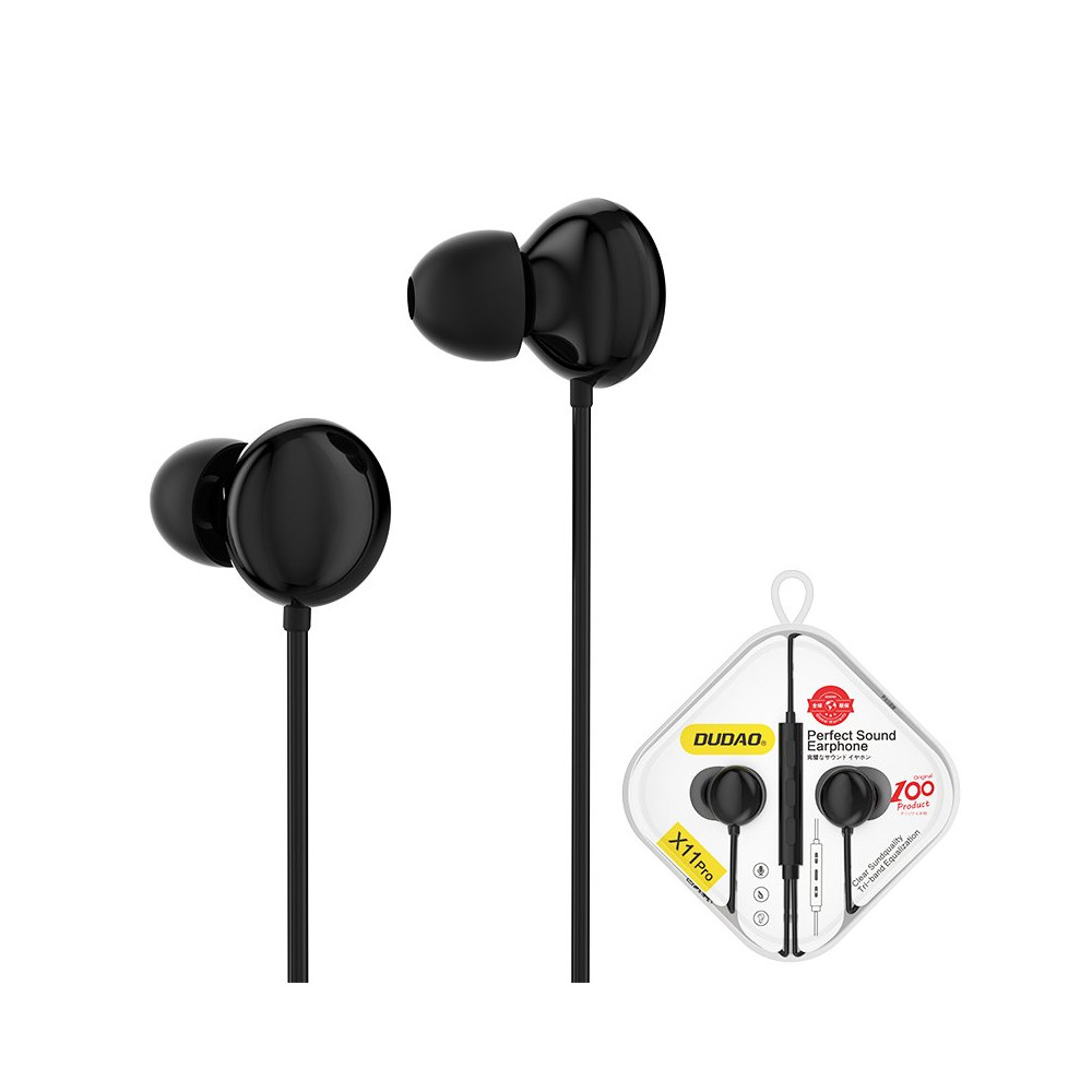 Sekojiet austiņas ar tālvadības pulti un mikrofonu Mini Jack 3,5 mm melns
