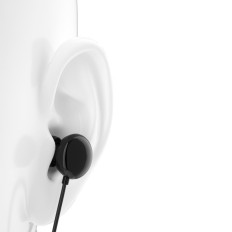 Sekojiet austiņas ar tālvadības pulti un mikrofonu Mini Jack 3,5 mm melns