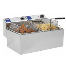 MasterCook 7kw 230V 2 x 8L Gastronomie Fritée Hendi 207307