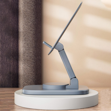 Telescopische standaard vouwen staan op telefoon Tablet F5XS Grijs