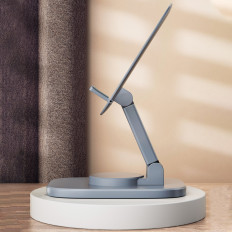 Telescopische standaard vouwen staan op telefoon Tablet F5XS Grijs