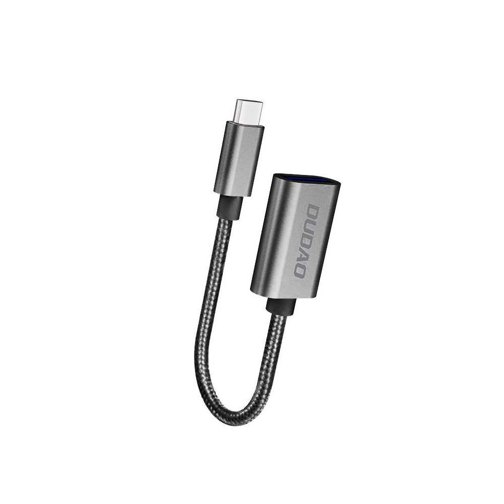 Adaptateur Adaptateur Câble OTG de USB sur USB-C gris
