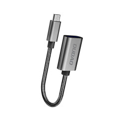 Adapter-sovitin OTG-kaapeli USB: stä mikro USB harmaa