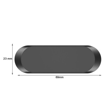 Självhäftande bilmagnetiskt handtag på svart instrumentbräda