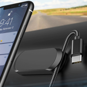 Alça magnética do carro auto-adesivo no painel preto