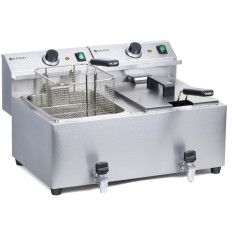 Fryer with MasterPro 230V 7KW 2 x 8L - Hendi 209301