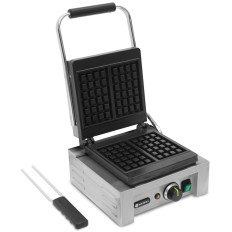 Ammattitaitoinen vohveli 2 suorakulmaista vohveleita 1.5kW - Hendi 212103