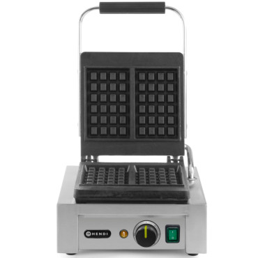 Profesjonell vaffel for 2 rektangulære vafler 1.5kw - Hendi 212103