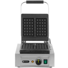 Professionelle Waffel für 2 rechteckige Waffeln 1.5kw - Hendi 212103