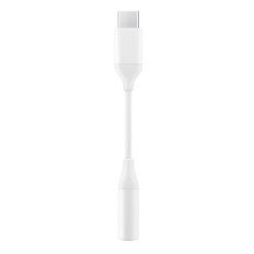 Adapter przejściówka słuchawek 3,5 mm mini jack żeński - USB-C męski biały