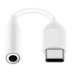 Adaptateur adaptateur Headphone Adaptateur de 3,5 mm Mini Jack Femme - USB-C Homme Blanc