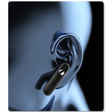 Brezžične slušalke Bluetooth slušalka 5.0 Črna