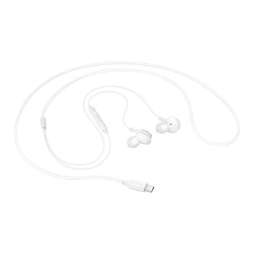 Žične slušalke AKG USB-C priključek White