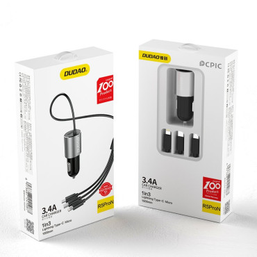 3 u 1 USB auto kabl +...