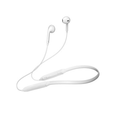 Brezžične slušalke Bluetooth v ušesih Magnetna bela