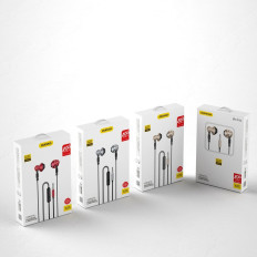 Metallist juhtmega kõrvaklapid 3,5 mm Mini Jack Gray